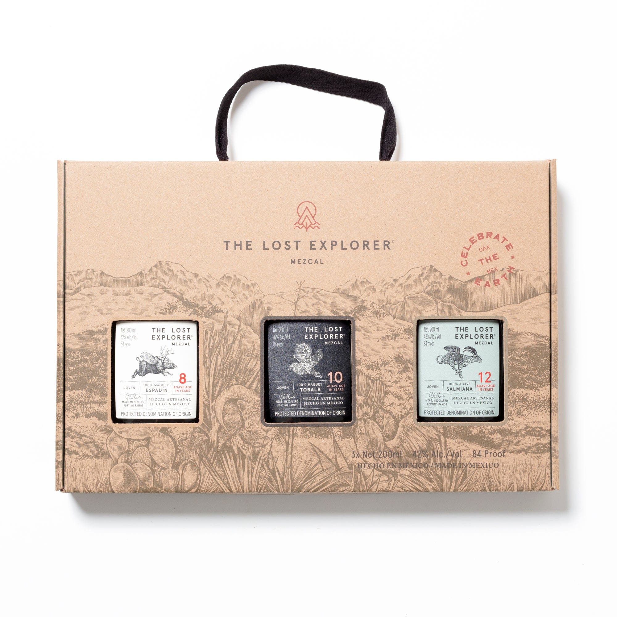 The Lost Explorer Mezcal - Trilogy Pack 3x20 cl hidden