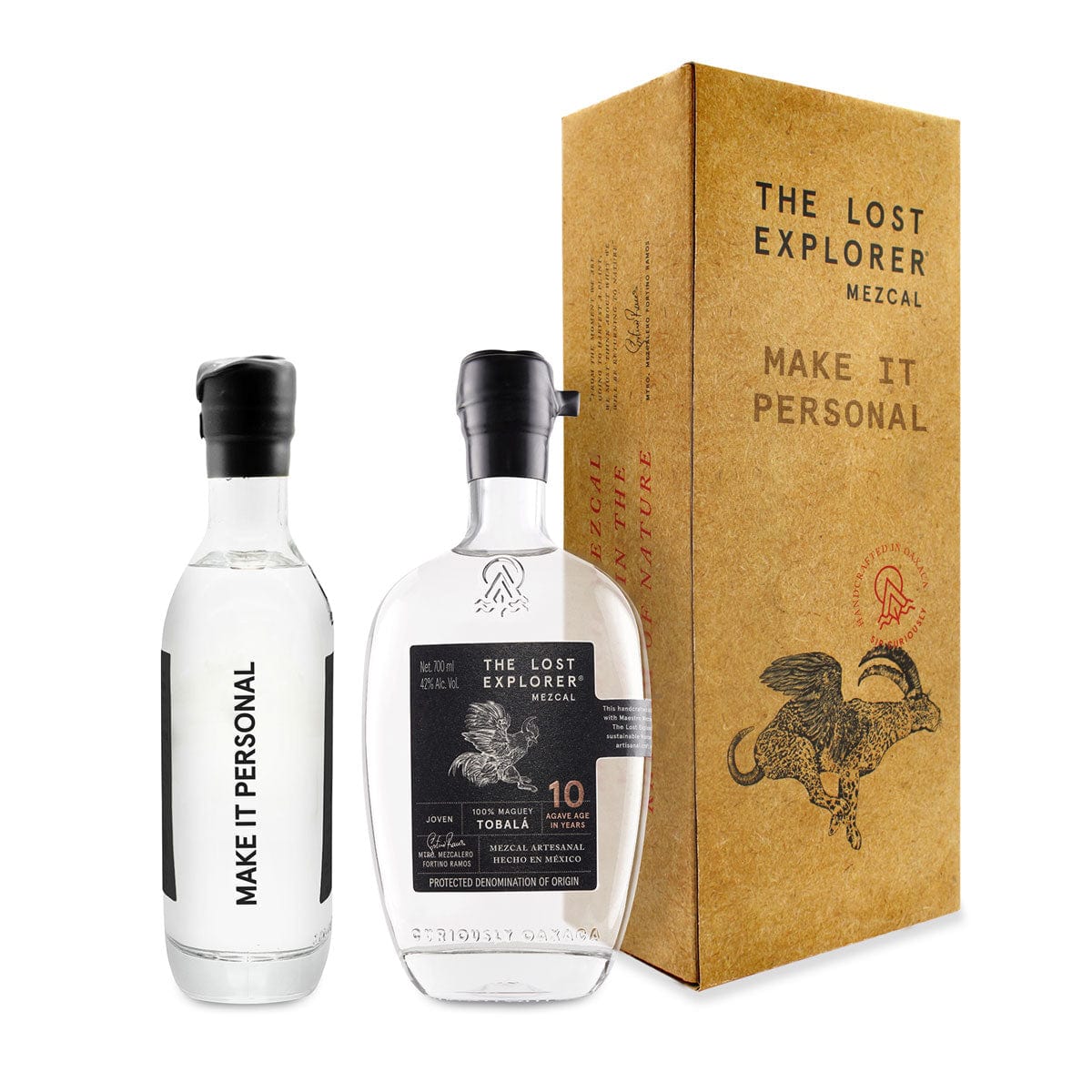 Signature - Mezcal Personalised The Lost Explorer Mezcal - Tobalá bottle THE LOST EXPLORER