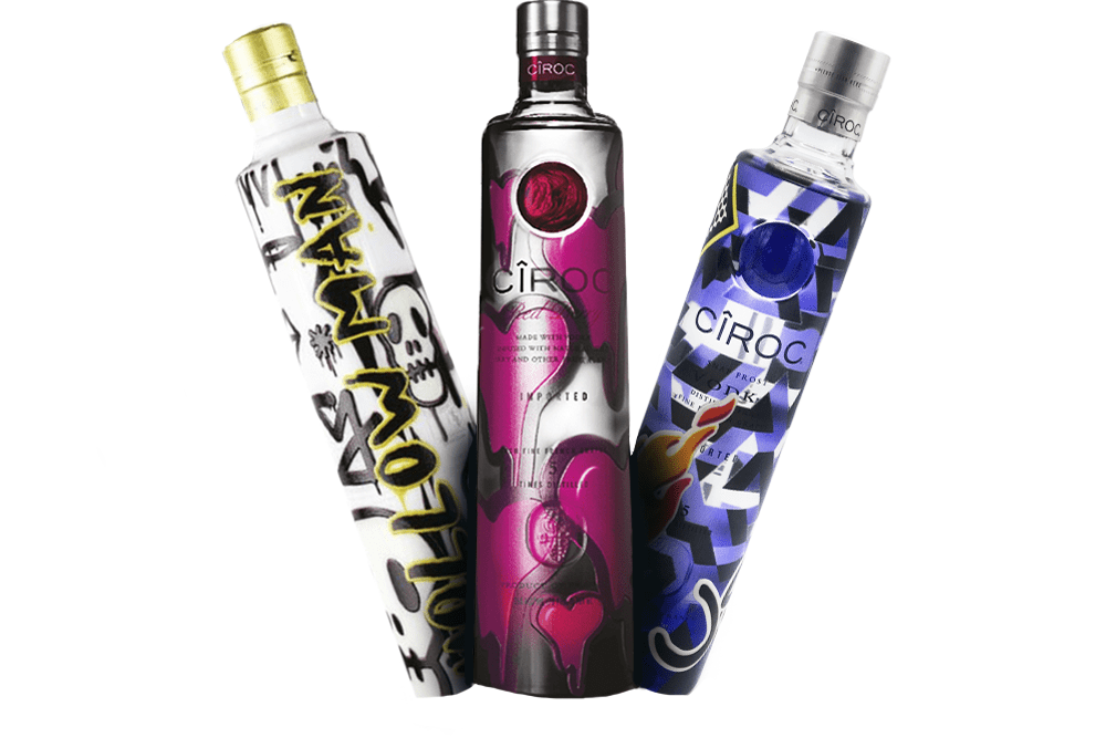 INKD unusual vodka bottles