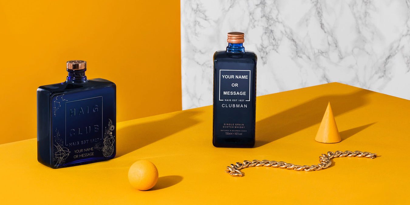 PERSONALISED HAIG CLUB BOTTLES