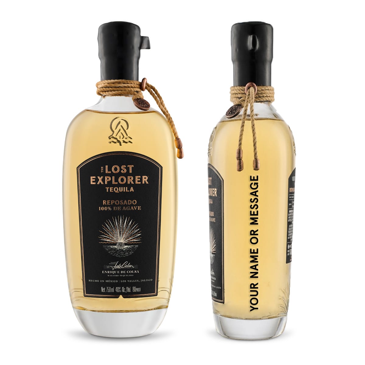 Personalised The Lost Explorer Tequila Reposado hidden