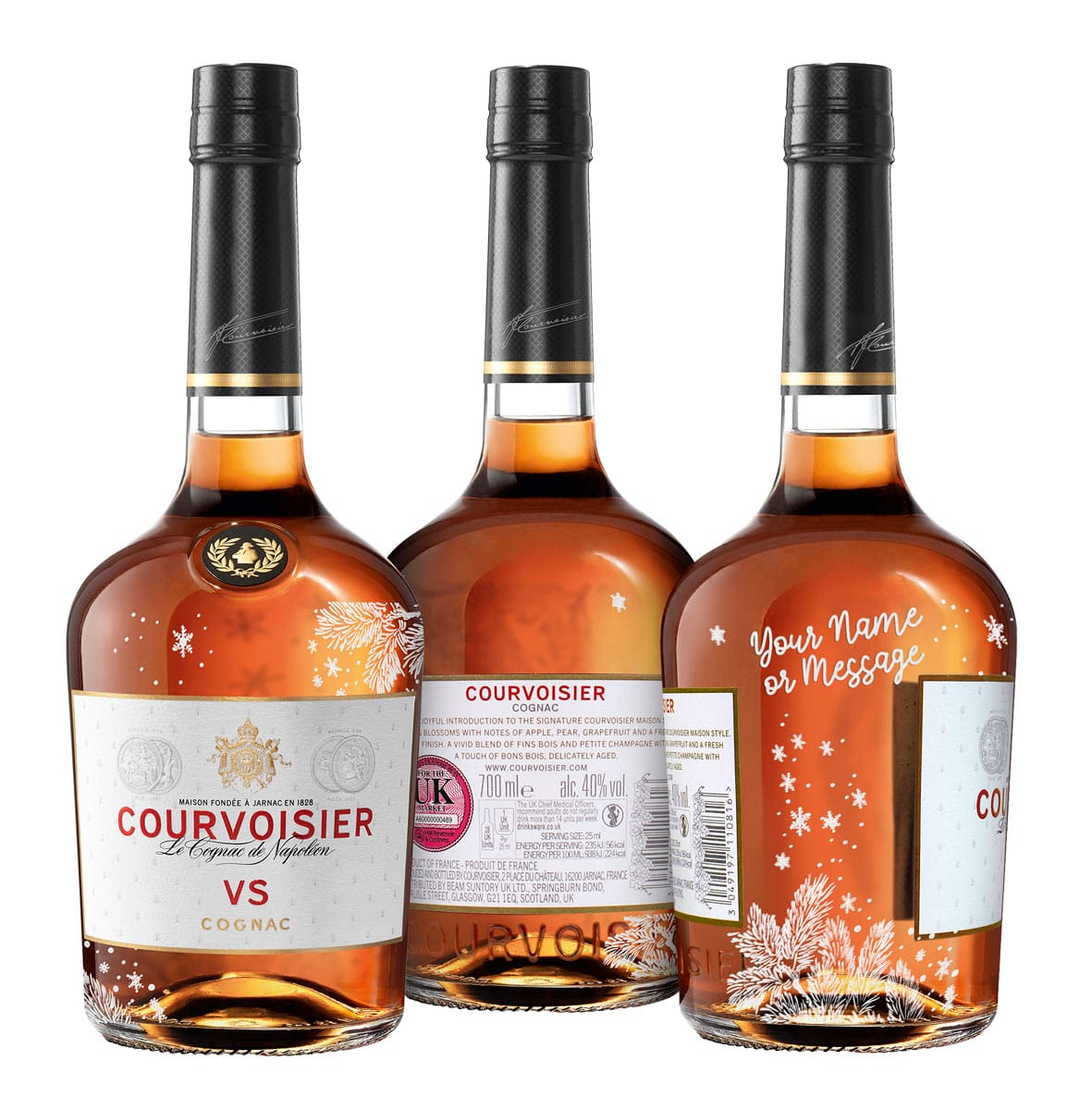 Signature - Cognac PERSONALISED COURVOISIER VS COGNAC - Festive Edition COURVOISIER