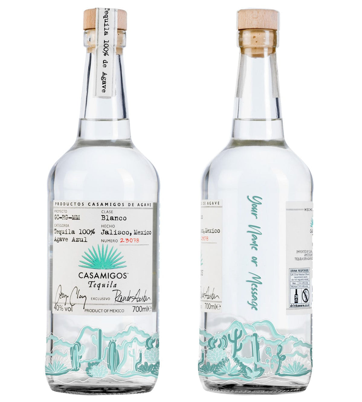 Personalised Tequila bottle Custom, unique, unusual and cool gift — INKD