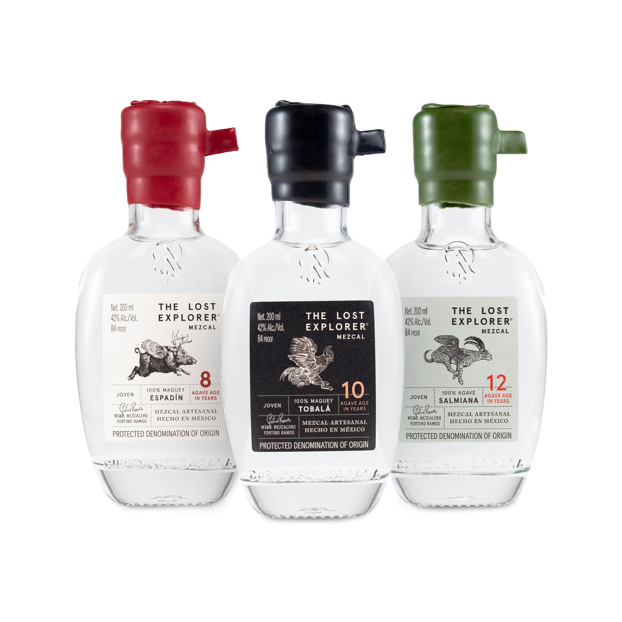 The Lost Explorer Mezcal - Trilogy Pack 3x20 cl hidden