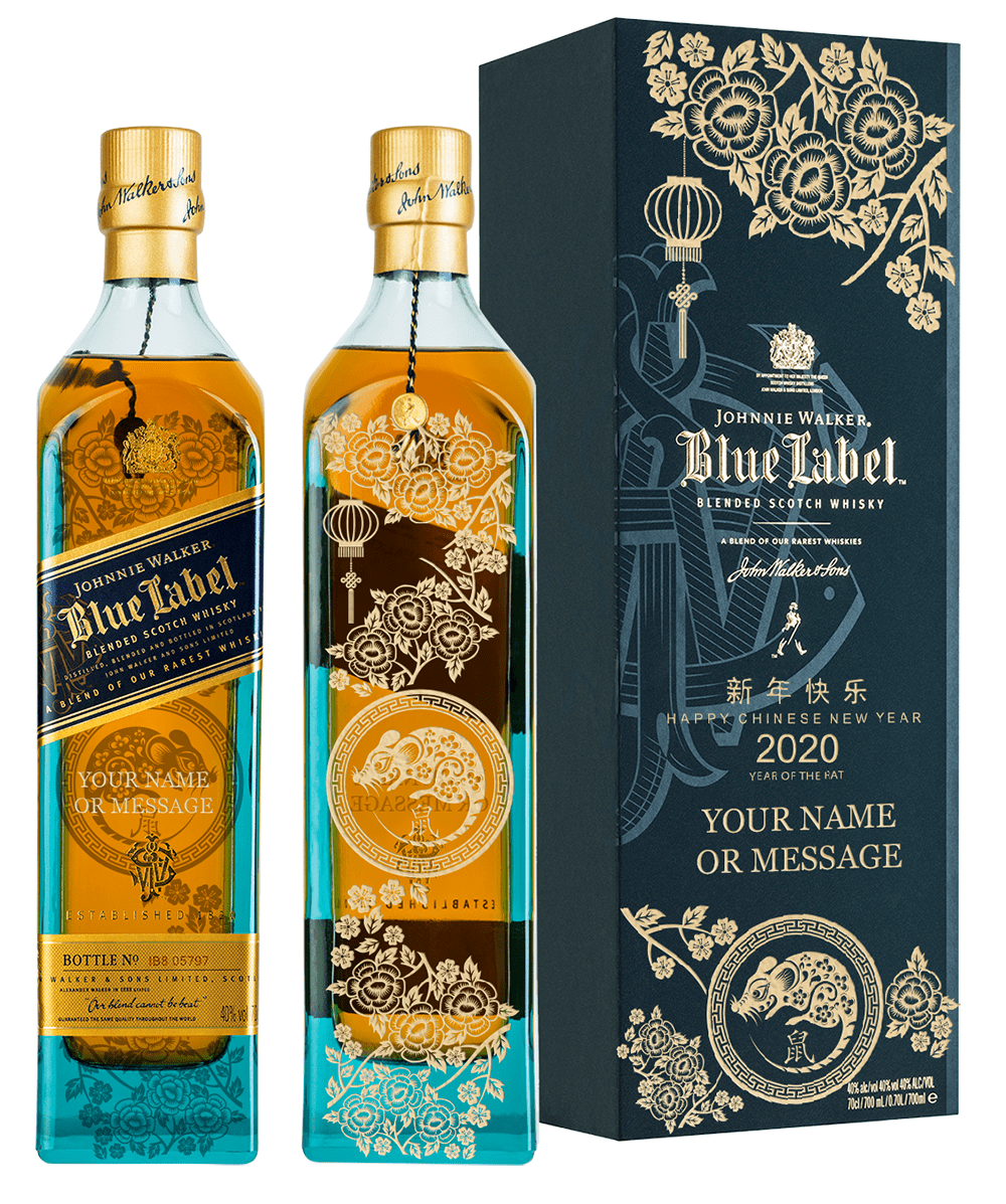 Collection - Year of the Rat Personalised Johnnie Walker Blue Year of the Rat JOHNNIE WALKER