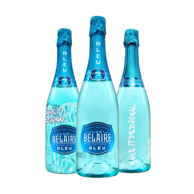 Signature - Sparkling Personalised Luc Belaire Bleu Sparkling Wine Bottle LUC BELAIRE