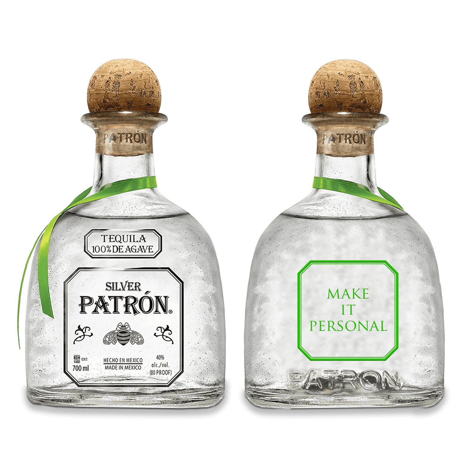 Personalised Patron bottle Special Edition Tequila bottle INKD
