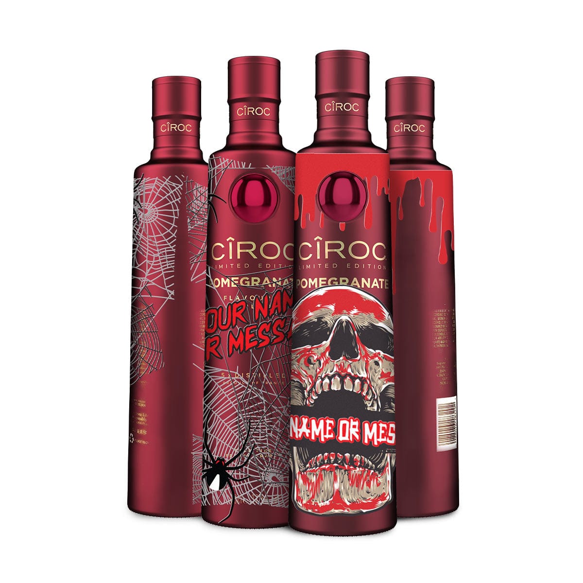 Signature - Vodka Personalised CÎROC Pomegranate - Halloween Collection CIROC